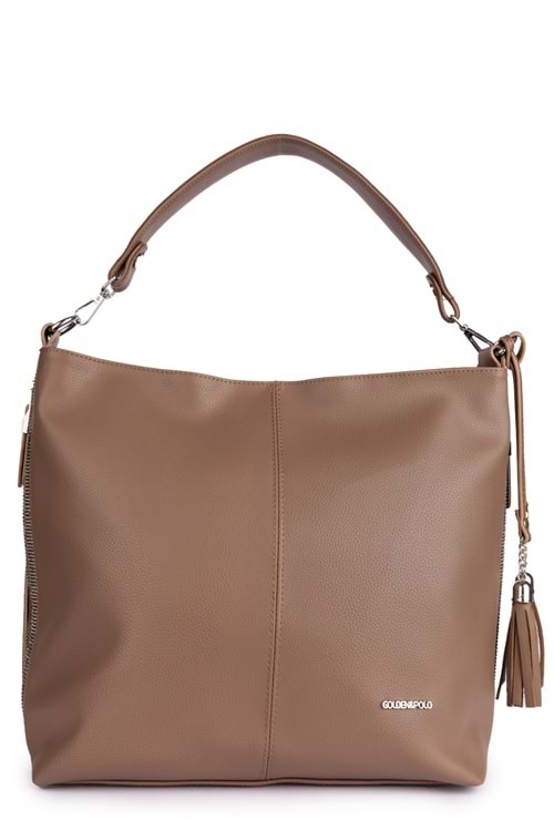 Gondol Kadın Günlük El Ve Omuz Çantası gp.1304-2 - Vizon