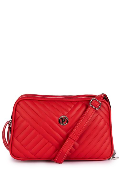 Gondol Kadın Günlük Çapraz Omuz Çantası gp.1327 - Kırmızı Kapitone