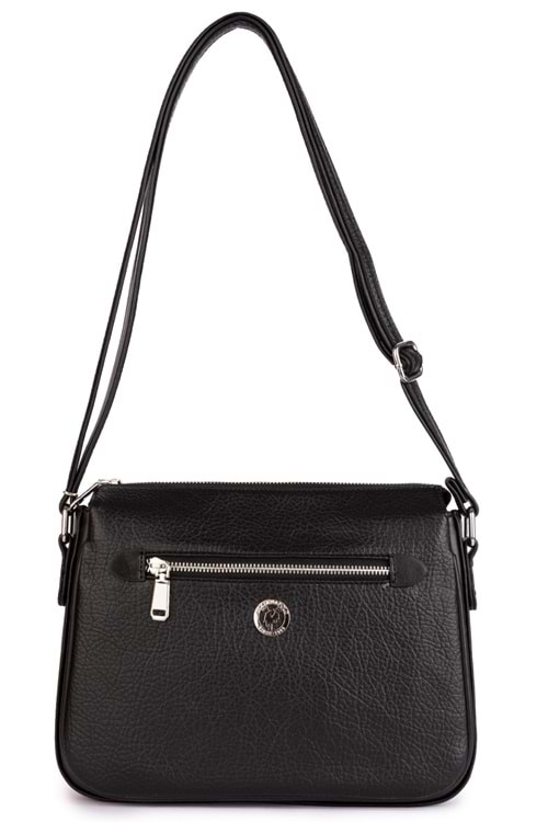 Gondol Kadın Günlük Çapraz Omuz Çantası gp.1420 - Siyah Flötr