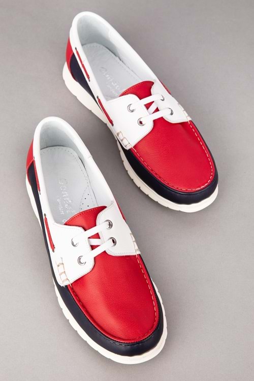 Gondol Kadın İçi Dışı Hakiki Deri Esnek Hafif Rahat Loafer ell.7005 - Tommy - 40