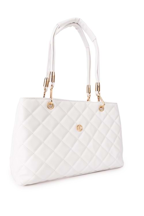 Gondol Kadın Günlük Şık Çanta ald.31101 - Beyaz - TEK EBAT