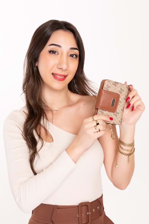 Gondol Günlük Kullanışlı Cüzdan ve Kartlık sp.935 - Vizon Yazı - TEK EBAT