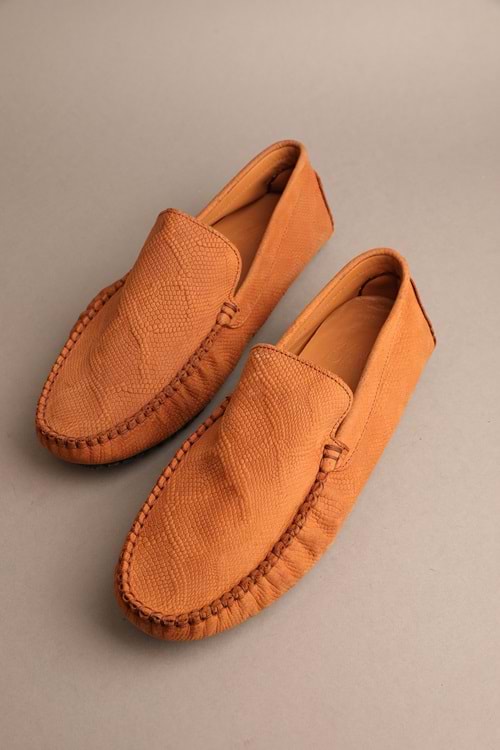 Gondol Erkek Hakiki Deri Klasik Loafer Taba 41 ttx.267