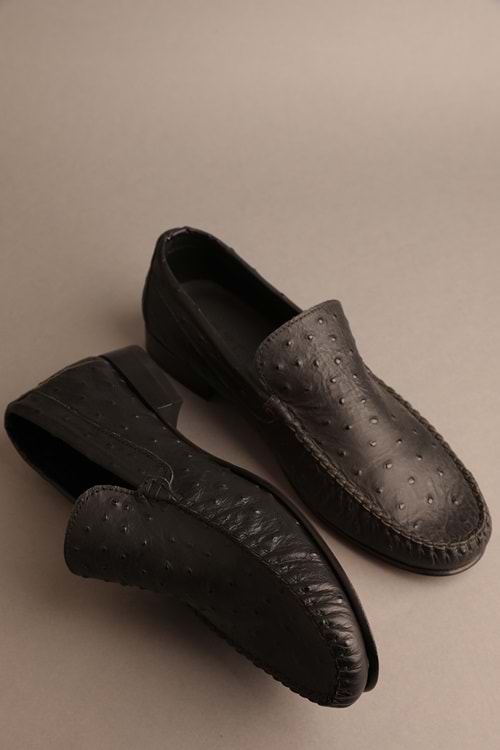 Gondol Erkek Hakiki Deri Klasik Loafer Siyah 40 ttx.20123