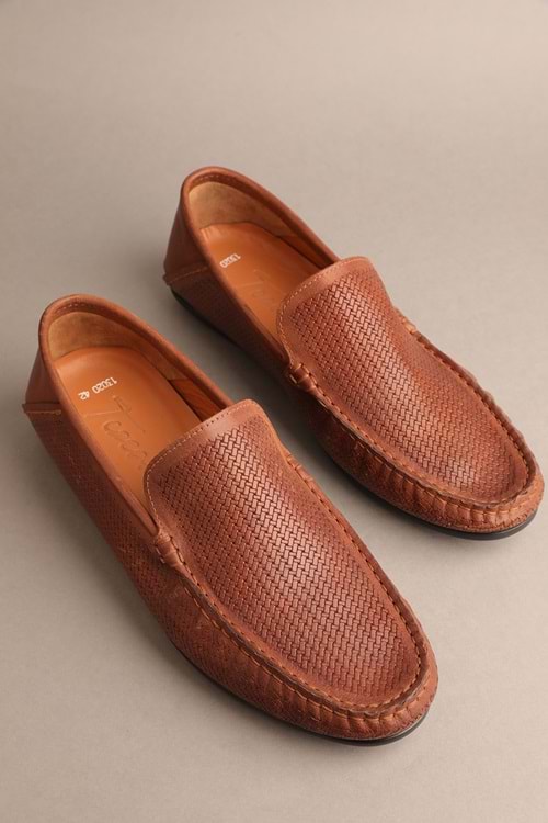 Gondol Erkek Hakiki Deri Klasik Loafer Kahverengi 42 ttx.20139