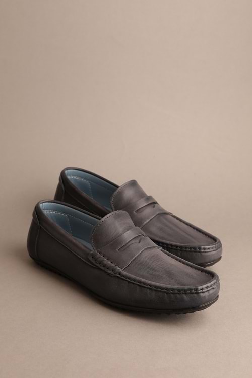 Gondol Erkek Hakiki Deri Klasik Loafer Mavi 42 ttx.20148