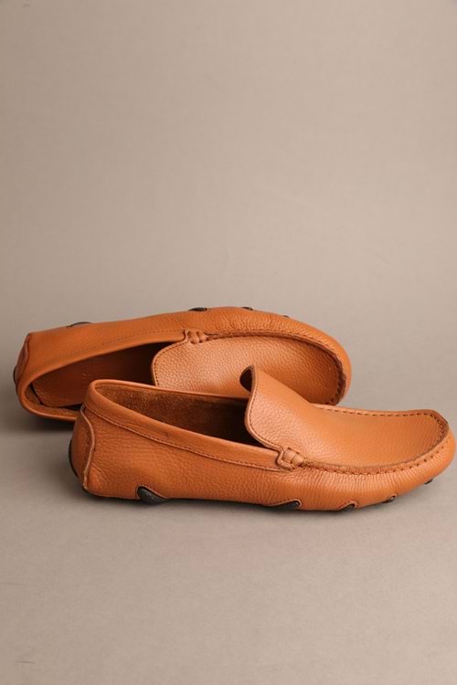 Gondol Erkek Hakiki Deri Klasik Loafer Taba 42 ttx.20183