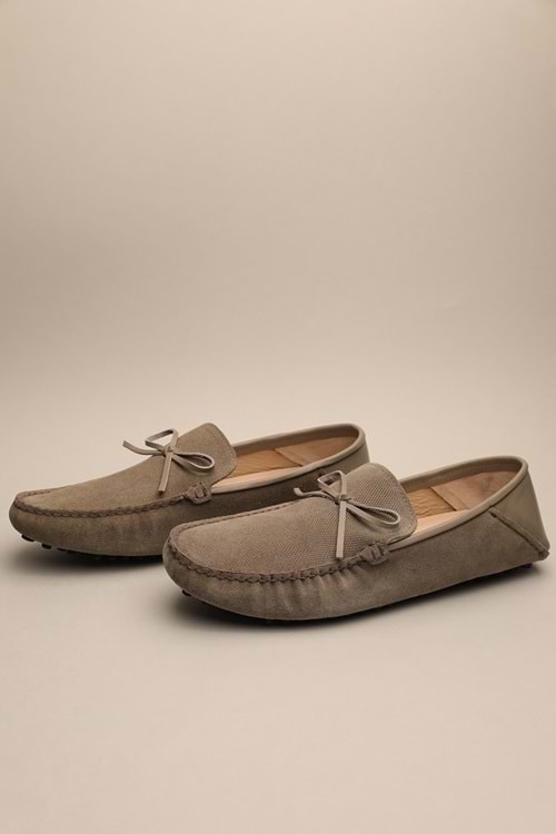 Gondol Erkek Hakiki Deri Klasik Loafer Gri 42 ttx.623