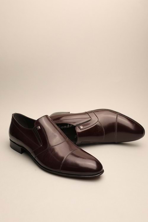 Gondol Erkek Hakiki Deri Klasik Bordo 42 ttx.118
