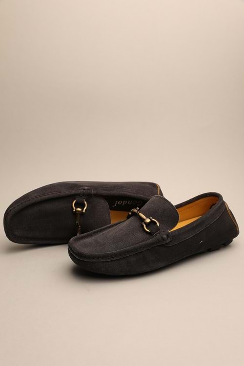 Gondol Erkek Hakiki Deri Klasik Loafer Siyah 41 ttx.676