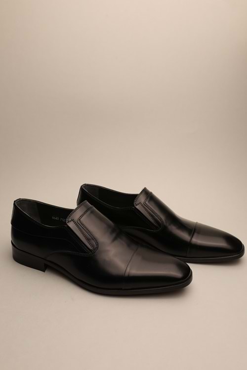 Gondol Erkek Hakiki Deri Klasik Kösele Siyah 41 ttx.134