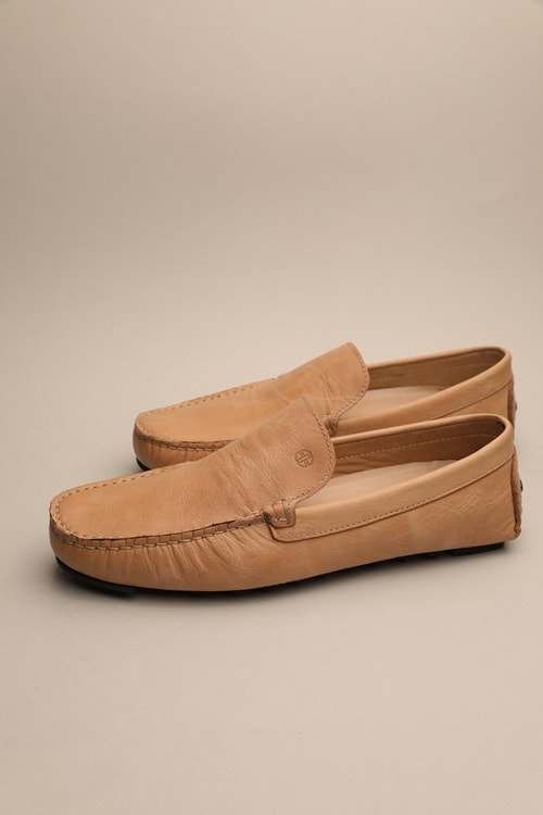 Gondol Erkek Hakiki Deri Klasik Loafer Camel 42 ttx.687