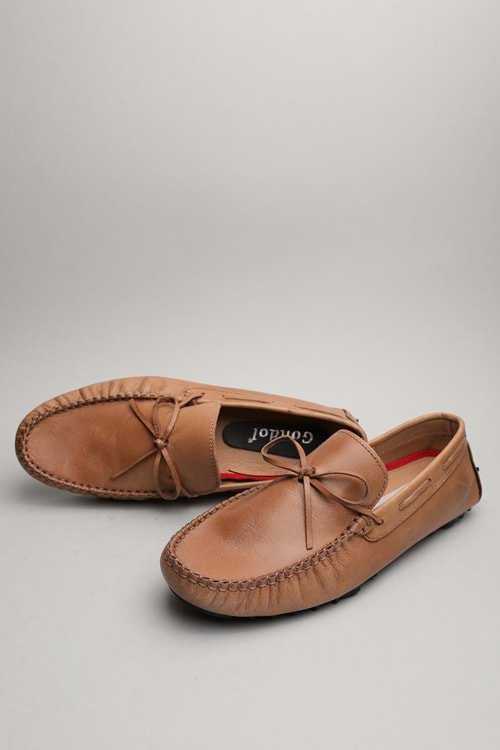 Gondol Erkek Hakiki Deri Klasik Loafer Camel 41 ttx.691