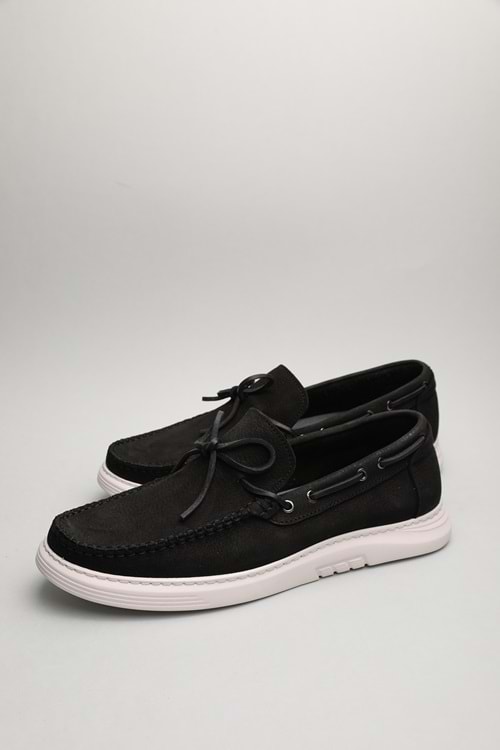 Gondol Erkek Hakiki Deri Klasik Loafer Siyah 43 ttx.60120