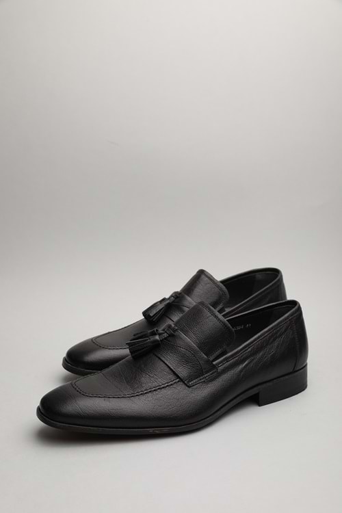 Gondol Erkek Hakiki Deri Klasik Siyah 41 ttx.144