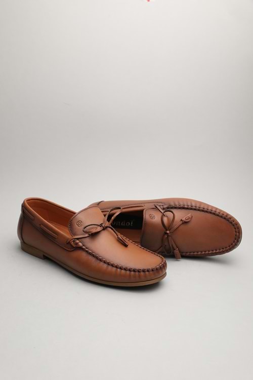 Gondol Erkek Hakiki Deri Klasik Loafer Taba 42 ttx.60128