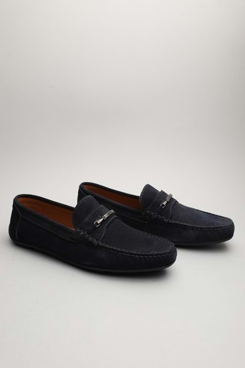 Gondol Erkek Hakiki Deri Klasik Loafer Laci Süet 41 ttx.60142