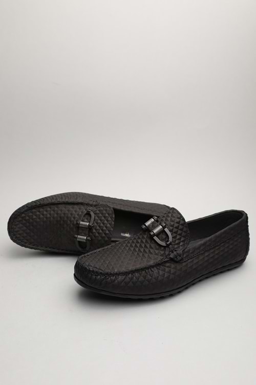 Gondol Erkek Hakiki Deri Klasik Loafer Siyah 39 ttx.60149