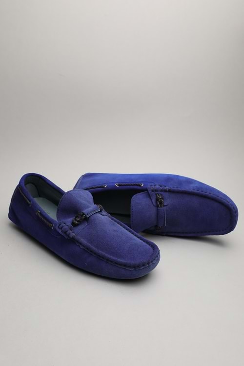 Gondol Erkek Hakiki Deri Klasik Loafer Saks Mavi 43 ttx.60158