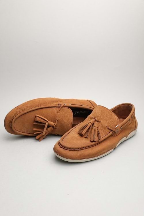 Gondol Erkek Hakiki Deri Klasik Loafer Hardal 42 ttx.60165