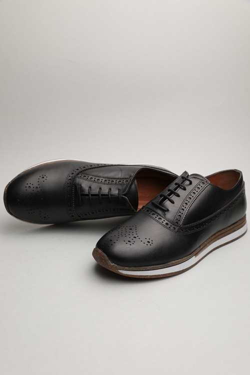 Gondol Erkek Hakiki Deri Klasik Casual Siyah 40 ttx.516