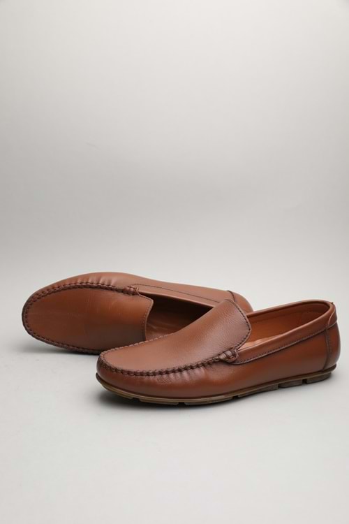 Gondol Erkek Hakiki Deri Klasik Loafer Taba 41 ttx.60176