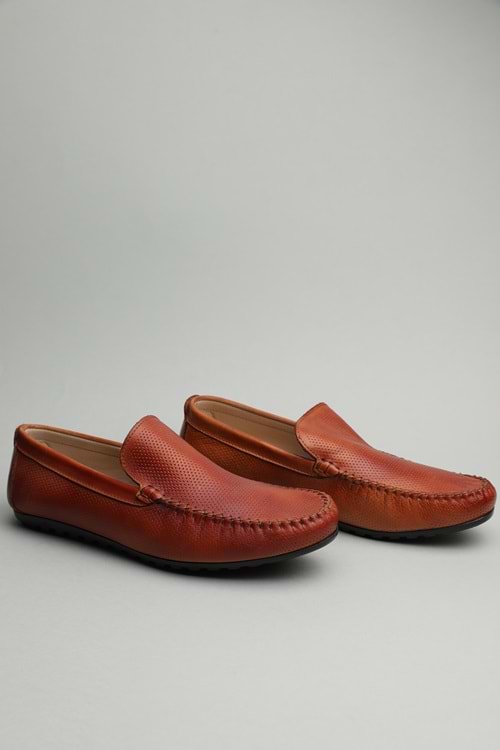 Gondol Erkek Hakiki Deri Klasik Loafer Fındık 40 ttx.60190
