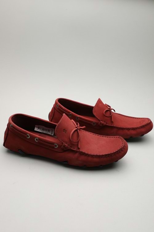 Gondol Erkek Hakiki Deri Klasik Loafer Bordo 42 ttx.601110