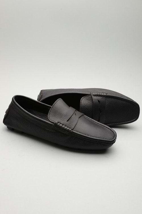 Gondol Erkek Hakiki Deri Klasik Loafer Siyah 40 ttx.601112