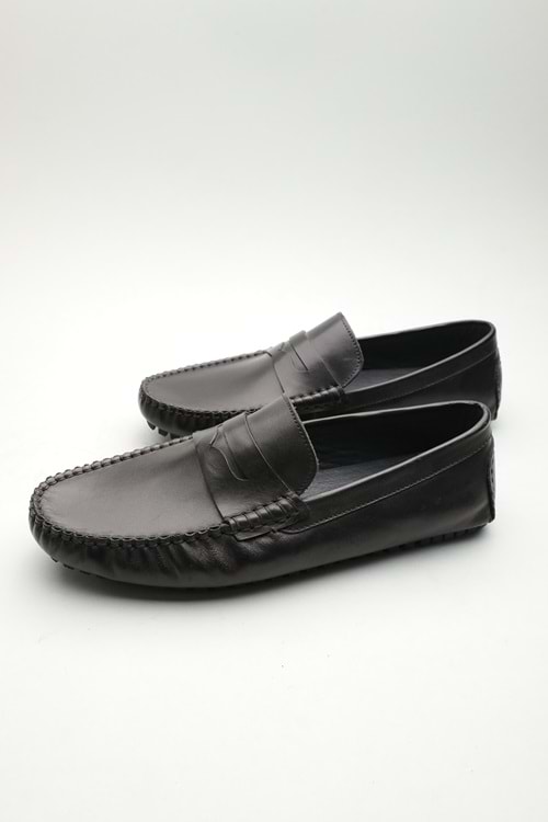 Gondol Erkek Hakiki Deri Klasik Loafer Siyah 41 ttx.601113