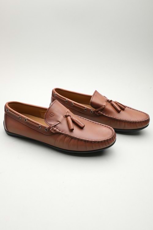 Gondol Erkek Hakiki Deri Klasik Loafer Taba 44 ttx.601115