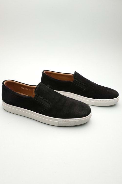 Gondol Erkek Hakiki Deri Klasik Loafer Siyah Süet 41 ttx.601119