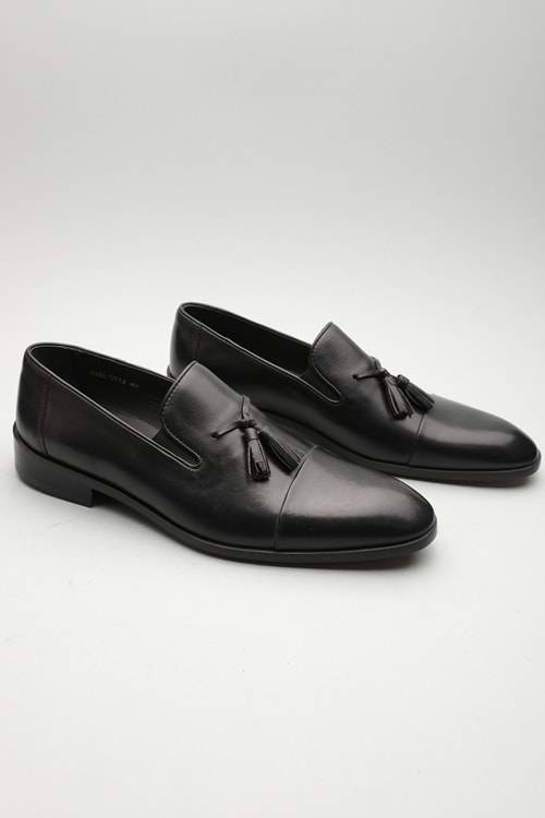 Gondol Erkek Hakiki Deri Klasik Loafer Siyah 42 ttx.601141