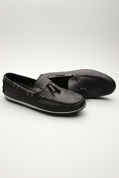 Gondol Erkek Hakiki Deri Klasik Loafer Siyah 40 ttx.601147