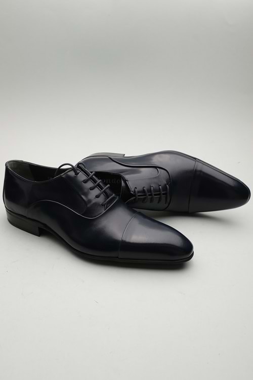 Gondol Erkek Hakiki Deri Klasik Lacivert 40 ttx.181