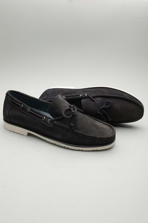 Gondol Erkek Hakiki Deri Klasik Loafer Lacivert 45 ttx.601157
