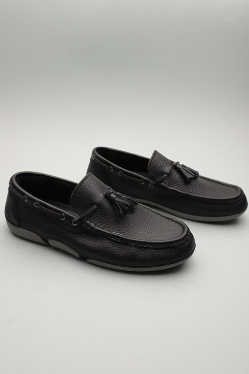 Gondol Erkek Hakiki Deri Klasik Loafer Siyah 40 ttx.601163