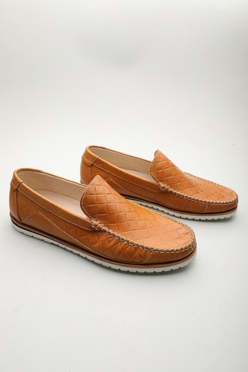 Gondol Erkek Hakiki Deri Klasik Loafer Camel 42 ttx.601184