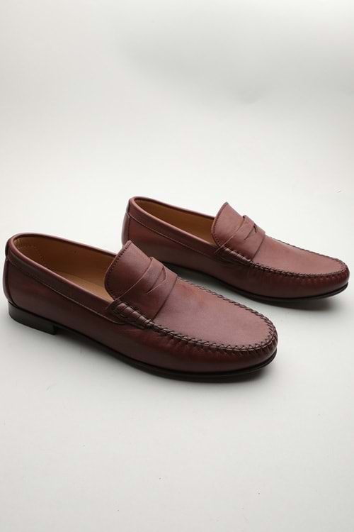 Gondol Erkek Hakiki Deri Klasik Kösele Kahverengi 42 ttx.183