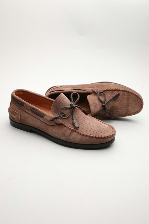 Gondol Erkek Hakiki Deri Klasik Loafer Vizon 41 ttx.601204