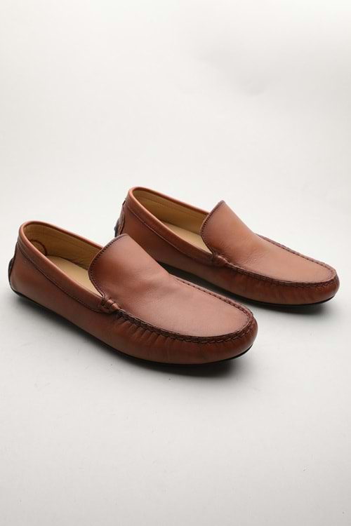 Gondol Erkek Hakiki Deri Klasik Loafer Taba 41 ttx.601209