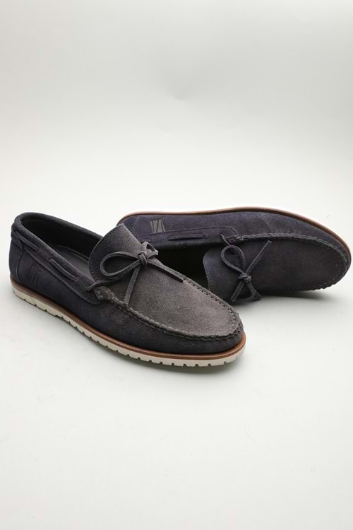 Gondol Erkek Hakiki Deri Klasik Loafer Lacivert 41 ttx.601218