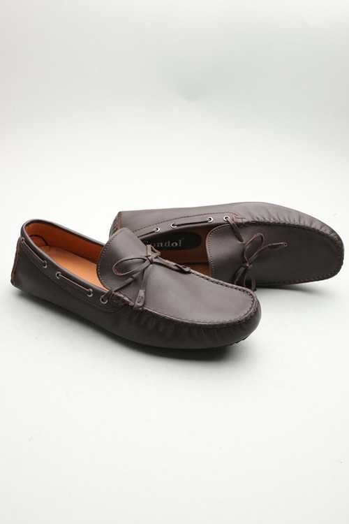 Gondol Erkek Hakiki Deri Klasik Loafer Kahverengi 42 ttx.601219