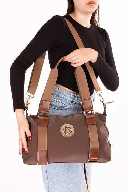 Gondol Şık Seyahat El Çantası gp.1440 - Kahverengi