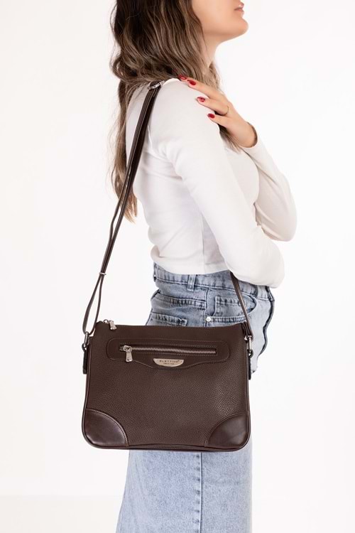 Gondol Kadın Günlük El Çantası gp.1275 -Kahverengi