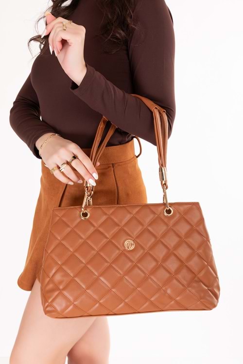 Gondol Kadın Günlük Şık Çanta ald.31101 - Taba - TEK EBAT