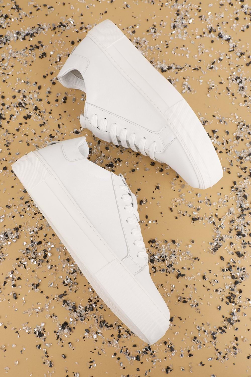 Gondol Hakiki Deri Anatomik Taban Spor Ayakkabı als.352 - Beyaz - 35