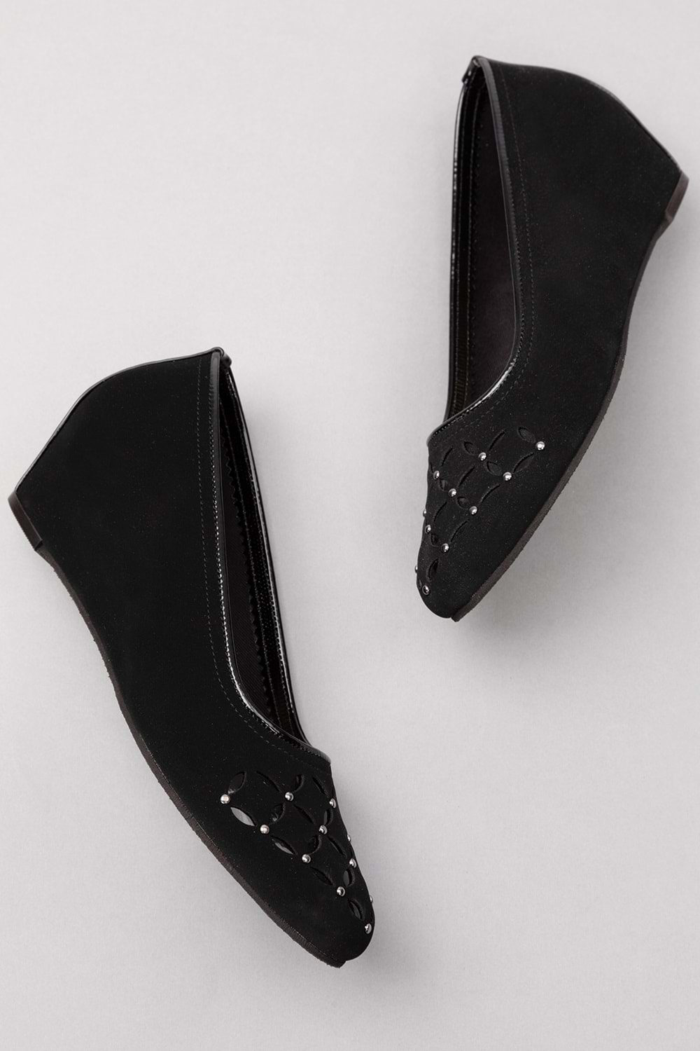 Gondol Deri Ev Terliği Siyah Nubuk 41 dmr.176