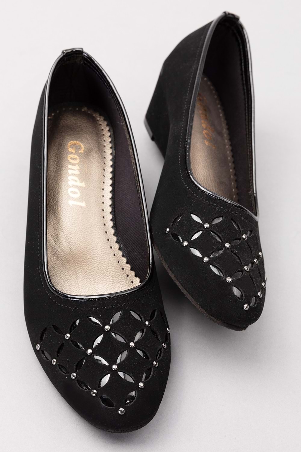 Gondol Deri Ev Terliği Siyah Nubuk 34 dmr.176