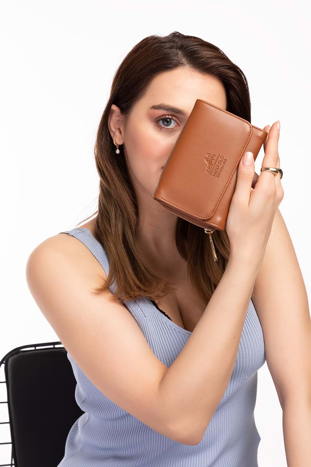 Gondol Hmx Polo Günlük Kullanışlı El Cüzdanı Hmx.113 - Taba